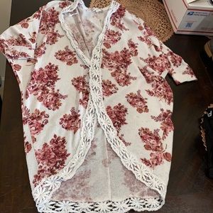 Floral cardigan